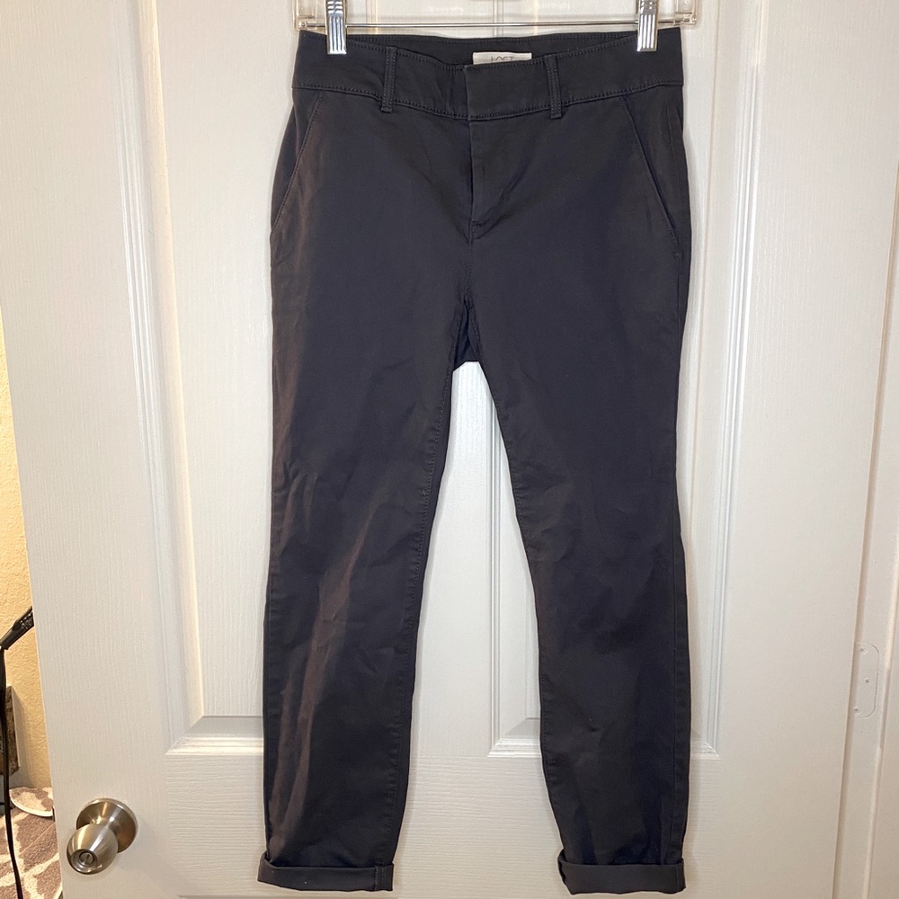 Gray “Girlfriend” Chinos